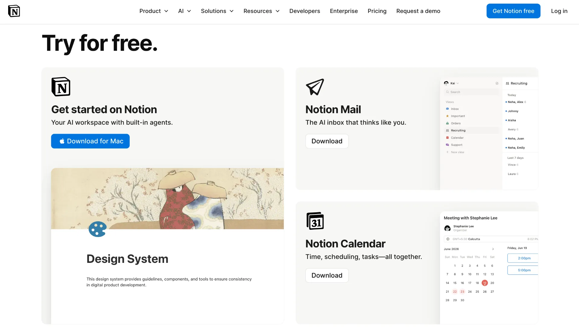 Notion screenshot